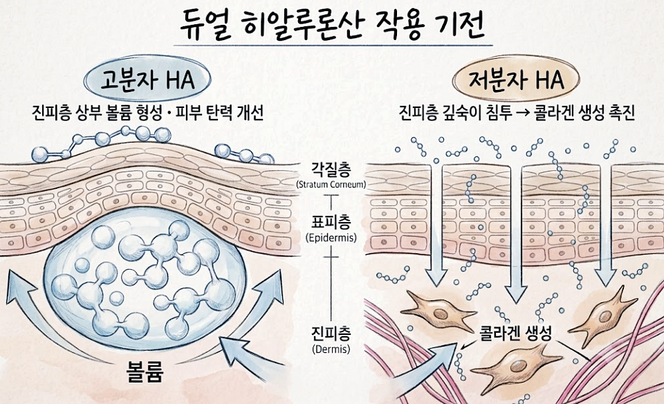 필러 대신 물광주사가 필요한 경우는 언제인가요? 관련 해부 구조 그림