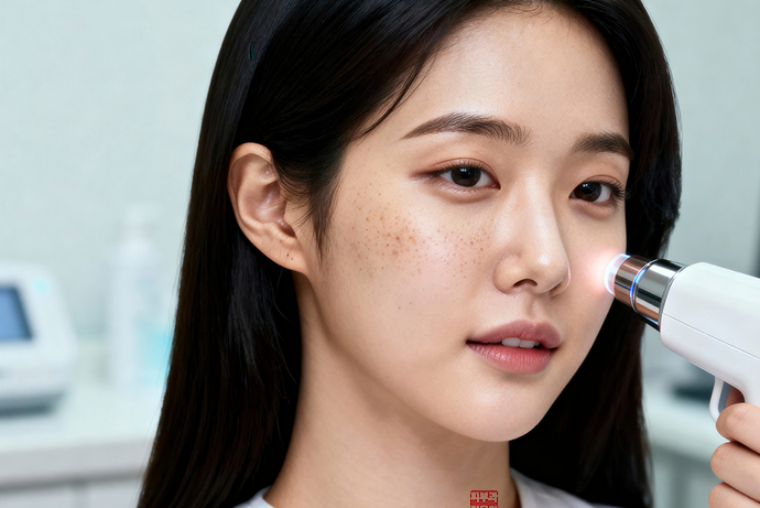 레이저토닝 후 피부가 붉고 화끈거리는데, 관리는 어떻게 해야 하나요? 관련 해부 구조 그림